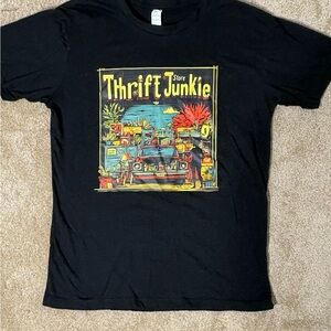 Black Graphic Tee - Men’s or Women’s Short Sleeve Crew